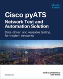 book cover: Cisco 澳洲幸运十彩票官网 pyATS Network Test and Automation Solution: Data-driven and reusable testing for modern networks