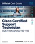 Cisco Certified Support Technician CCST Networking 100-150 Official Cert Guide